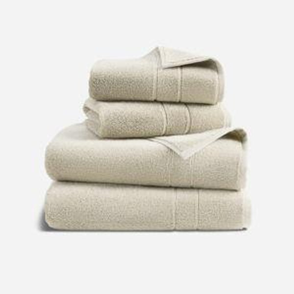 Super-Plush Turkish Cotton Bath Towel Bundle, Stone