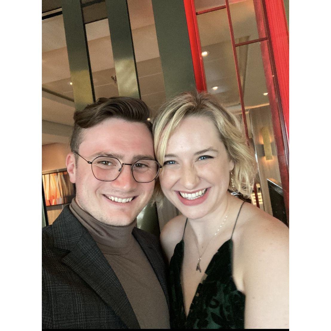 Brandon and Darcy enjoyed dressing up on their cruise to Alaska.  5/19/23