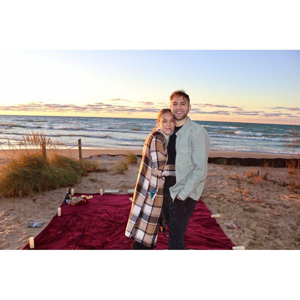 First time being fiancés!