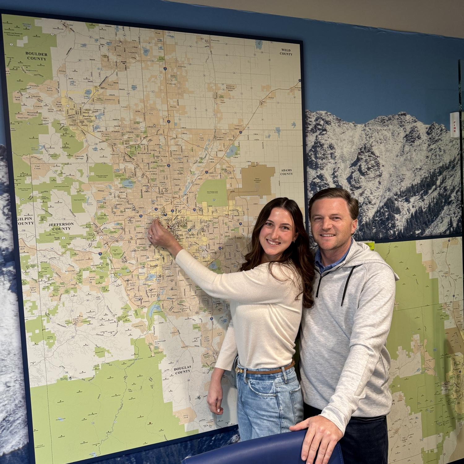 Then buying our first house!