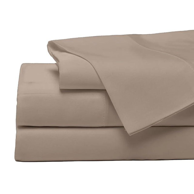 Cozy Earth Luxury Bed Sheet Set - 100% Viscose from Bamboo Fabric, Ultra-Soft & Breathable, Fits Regular & Deep Pocket Mattresses up to 20" - 4 Pieces Queen Sheet Set Walnut