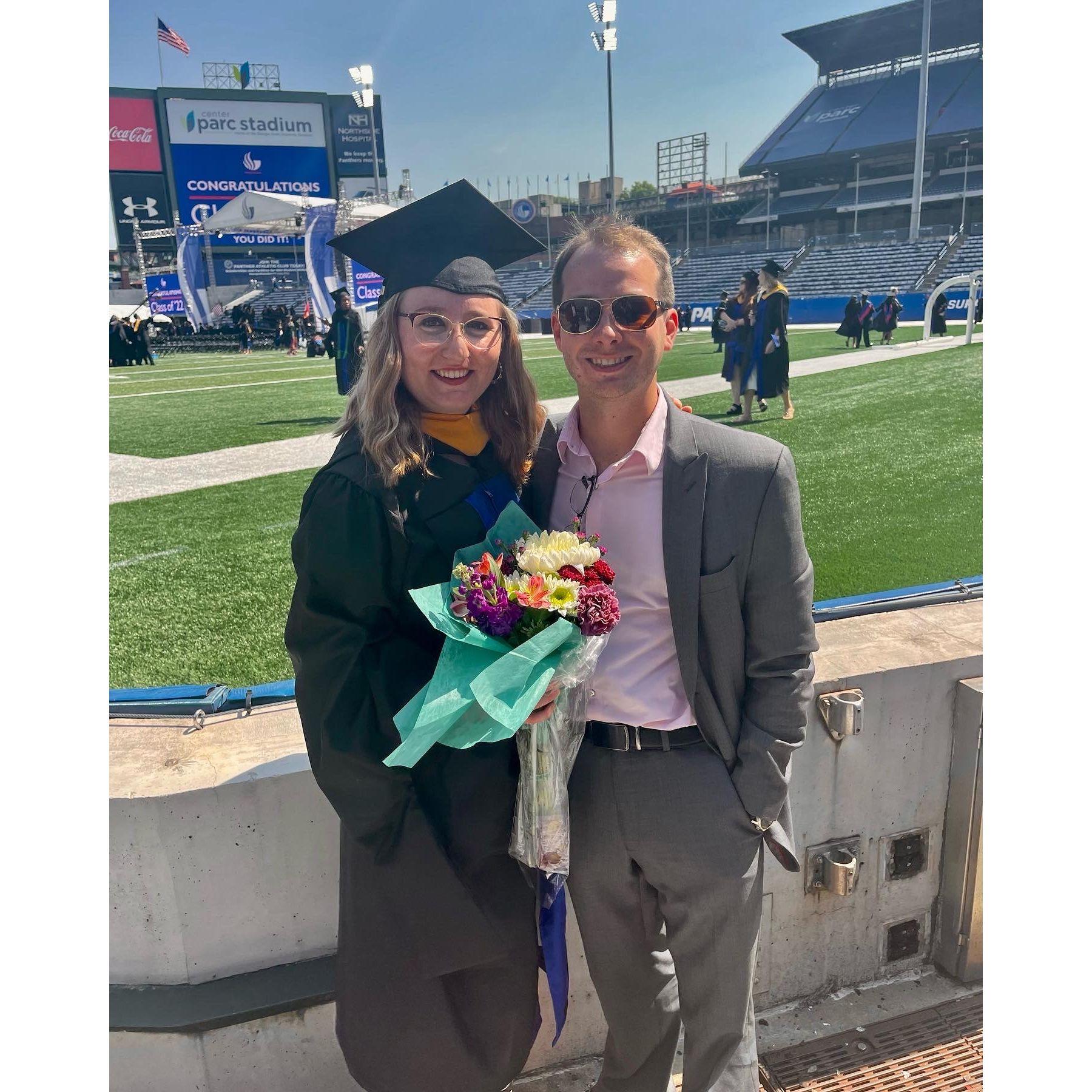 Gaby gets her Master's degree from Georgia State University