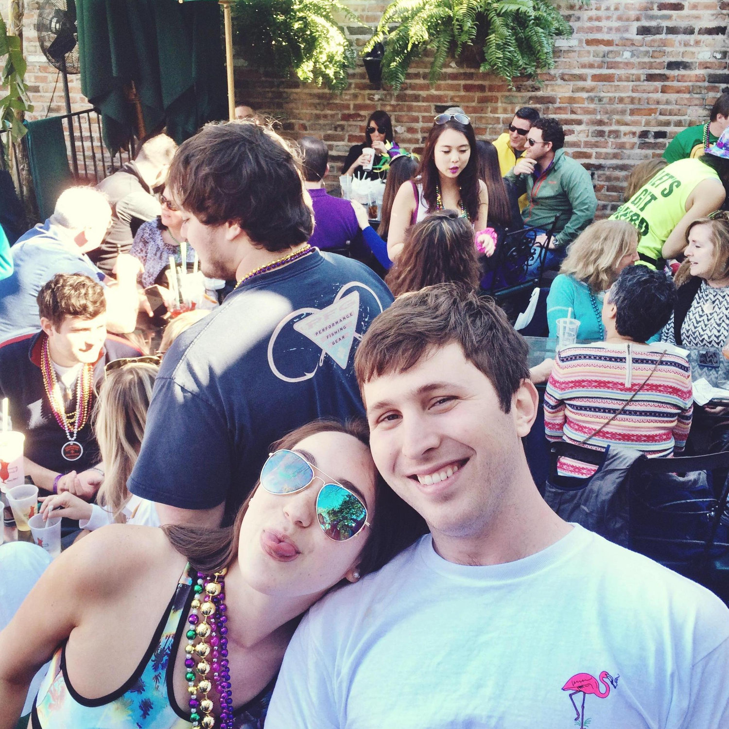 Josh & Rachel at MardiGras