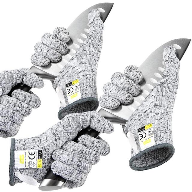 Glove Station Ultra Durable Series Cut Resistant Gloves BBQ Cooking - Level 5 Protection Food Grade Safe Cut Proof Gloves