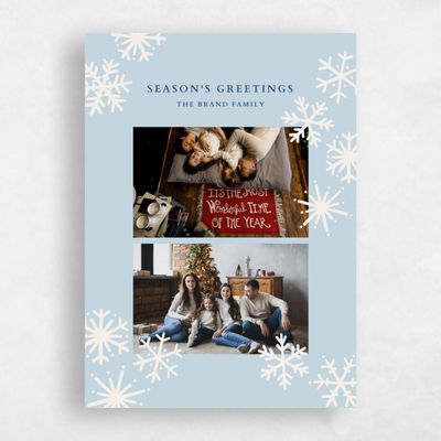 Blue Holiday Card - Bellavista