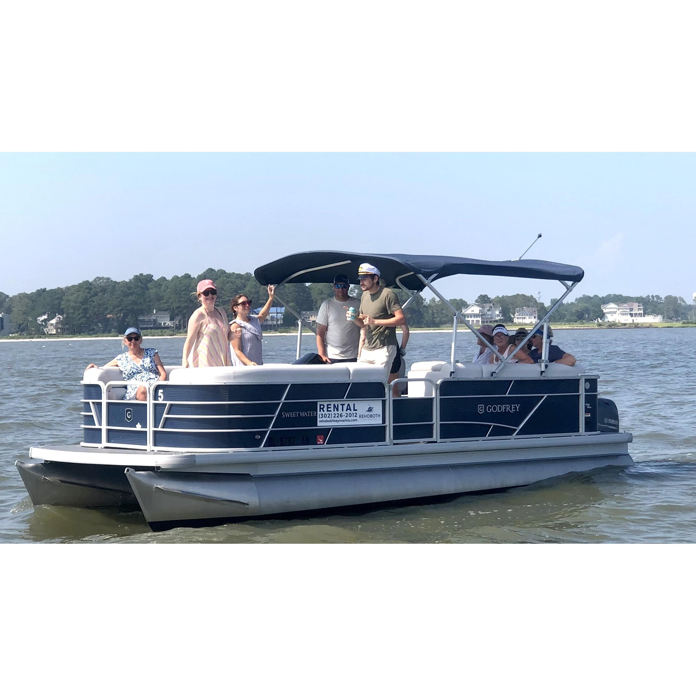 Wedding party cruise, Lewes Canal  July 2022