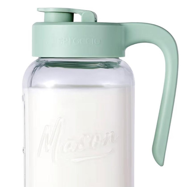 Mason Jar Pitcher - 64 oz (Green)
