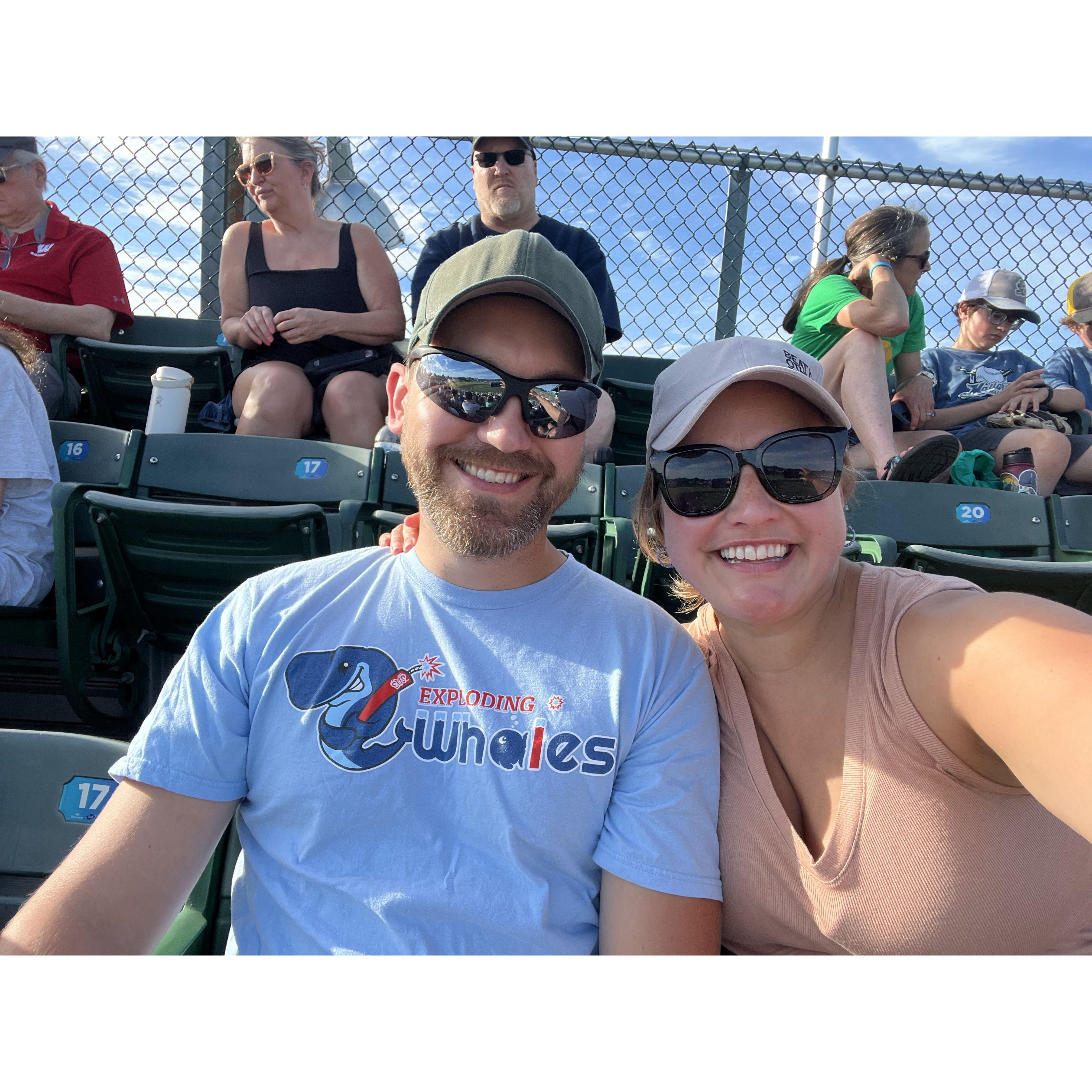 first (but not last) Madison Mallards game. July 2024.