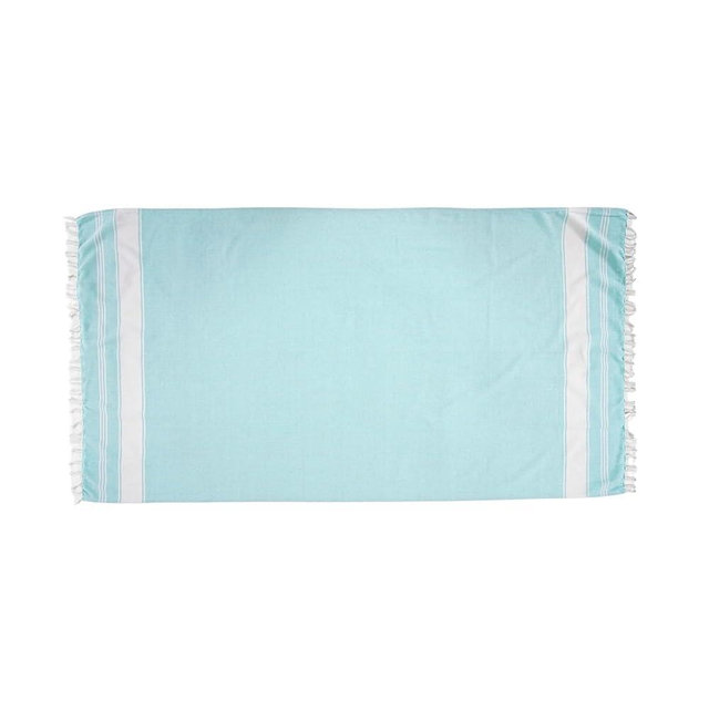 LANE LINEN Extra Large Beach Towel, Beach Towels Oversized, Pre-Washed, No Shrink, Quick Dry Pool Towels, Stylish Light Beach Towel for Women, Absorbent & Sand Free Towel, 39"x71" - Aqua