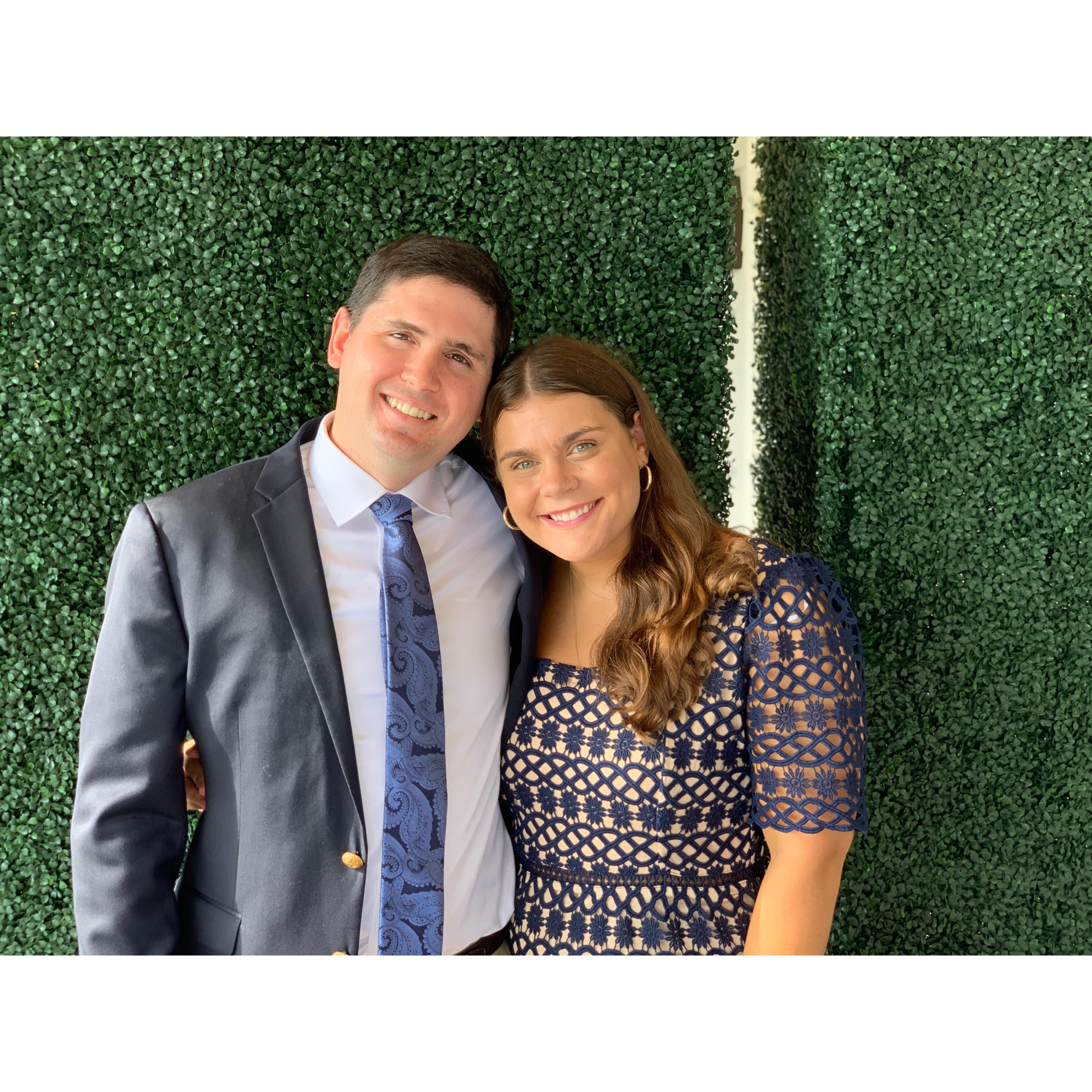 First family wedding together as a couple, cheers to Melissa and Andrew.