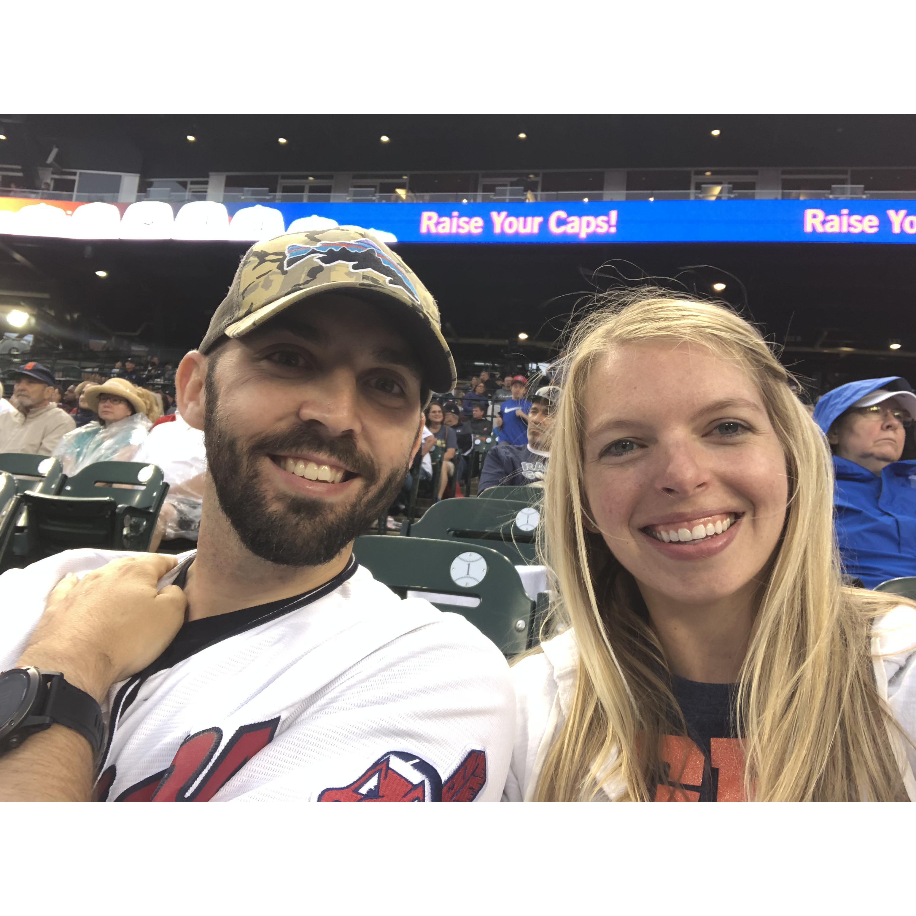 We’ve attended lots of Indians vs Tigers baseball games