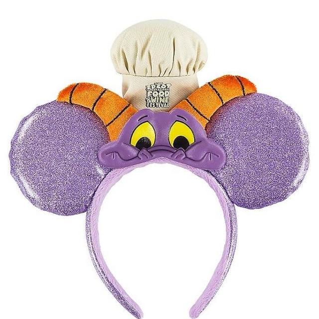 Walt Disney World Epcot Food and Wine Festival 2017 Chef Figment Minnie Mouse Headband