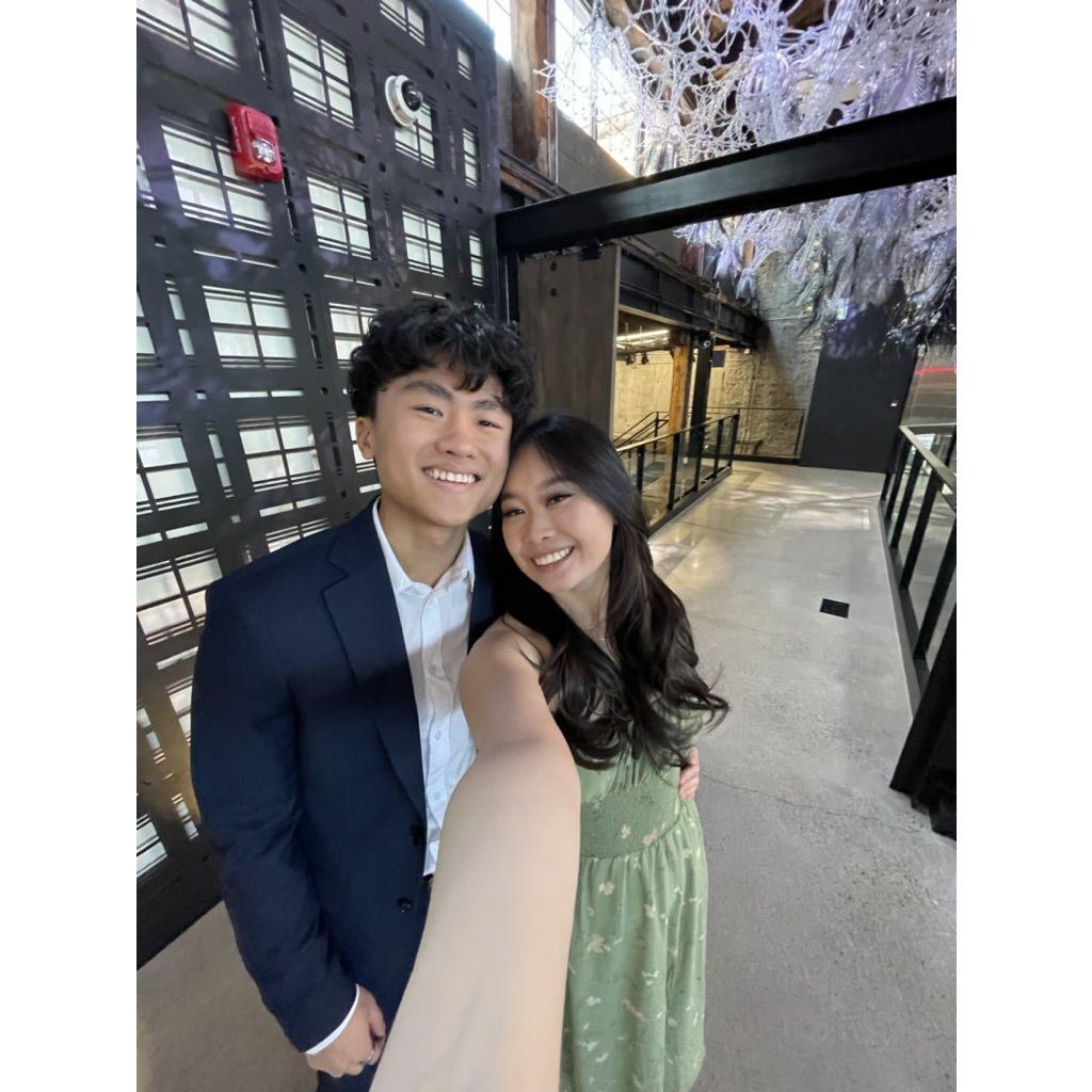Our first photo together!