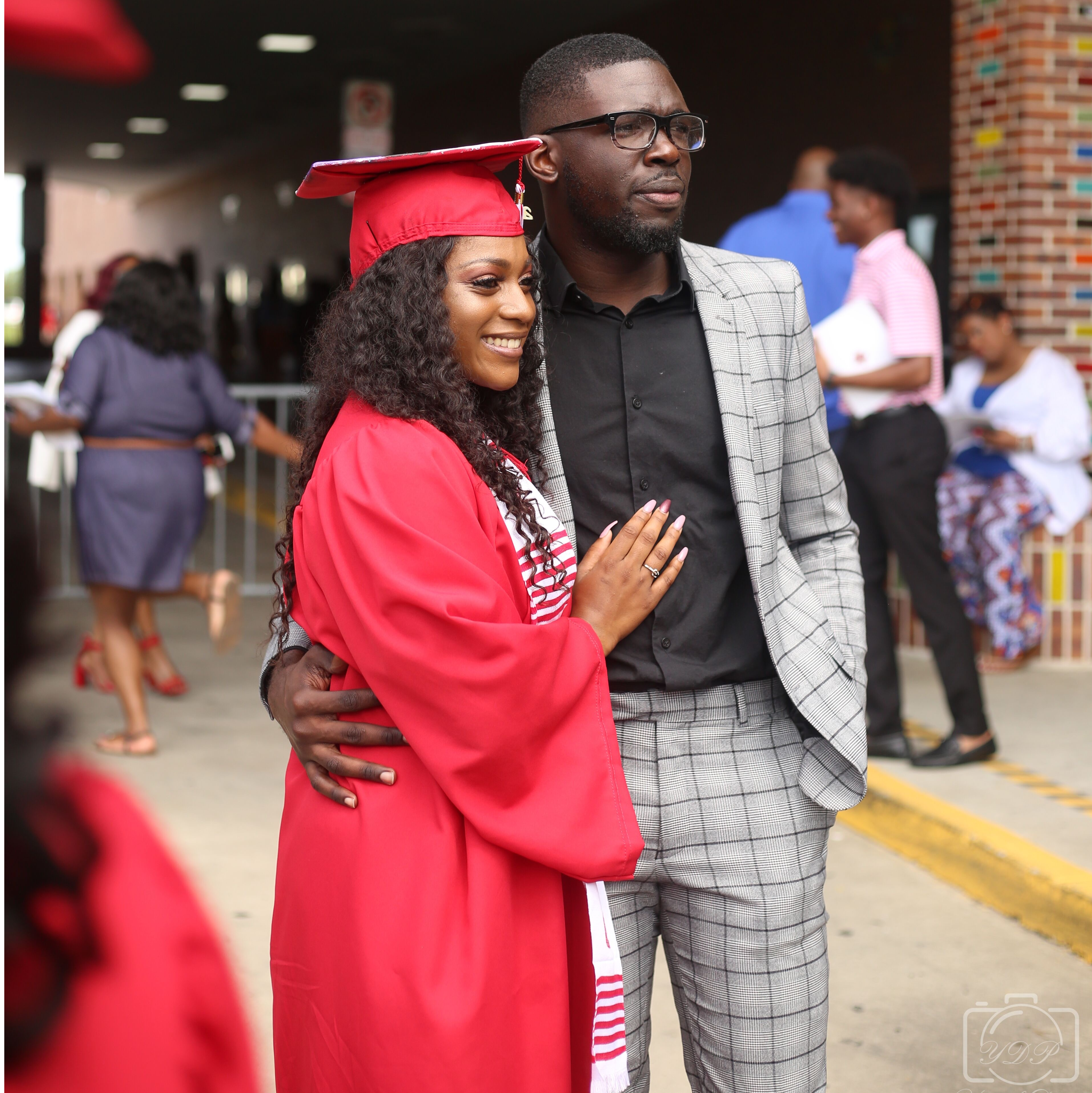 Kamri's graduation from the University of Louisiana at Lafayette.