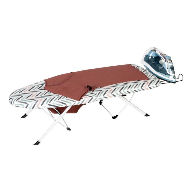 Honey-Can-Do Foldable Ironing Board Chevron