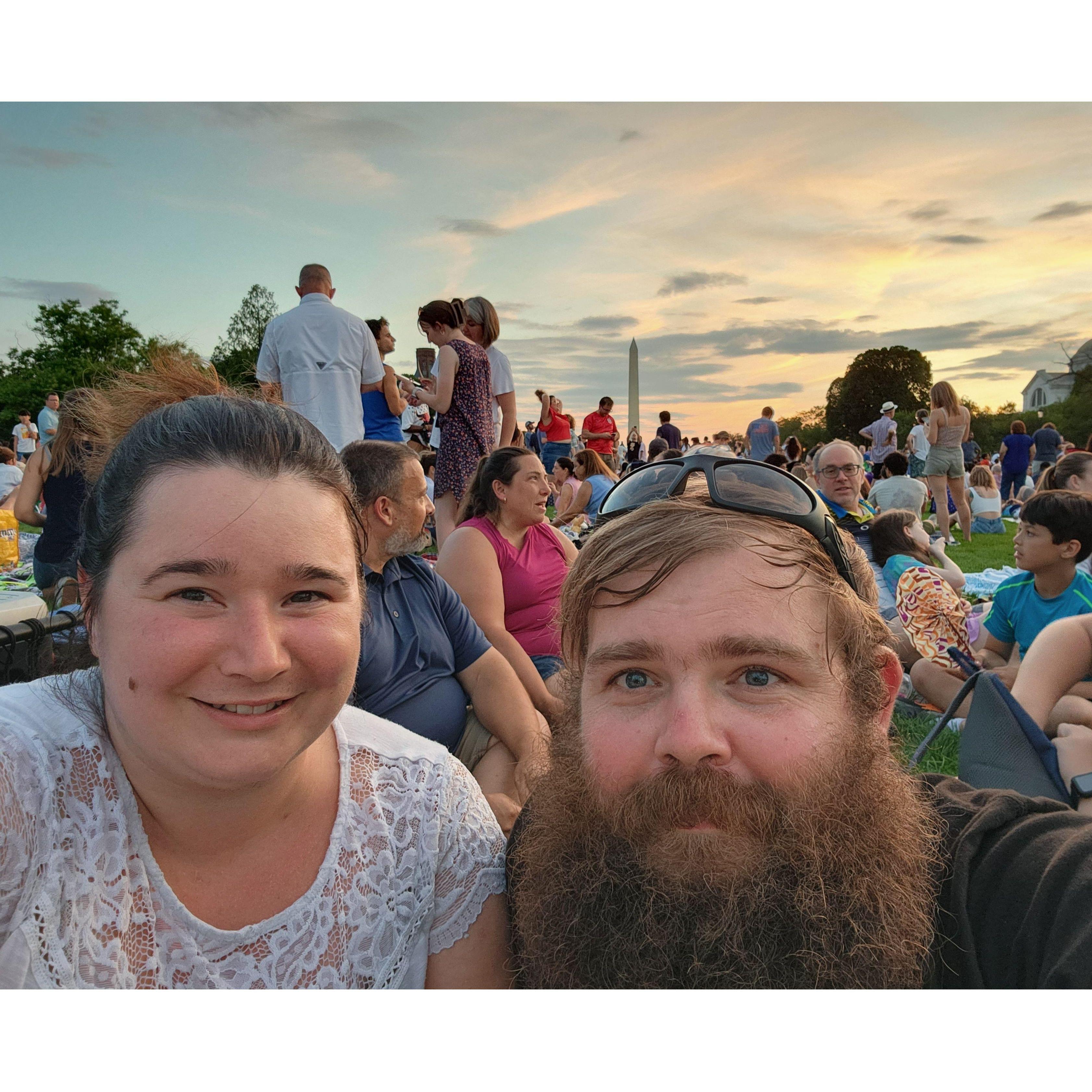 4th of July fireworks in Washington D.C.