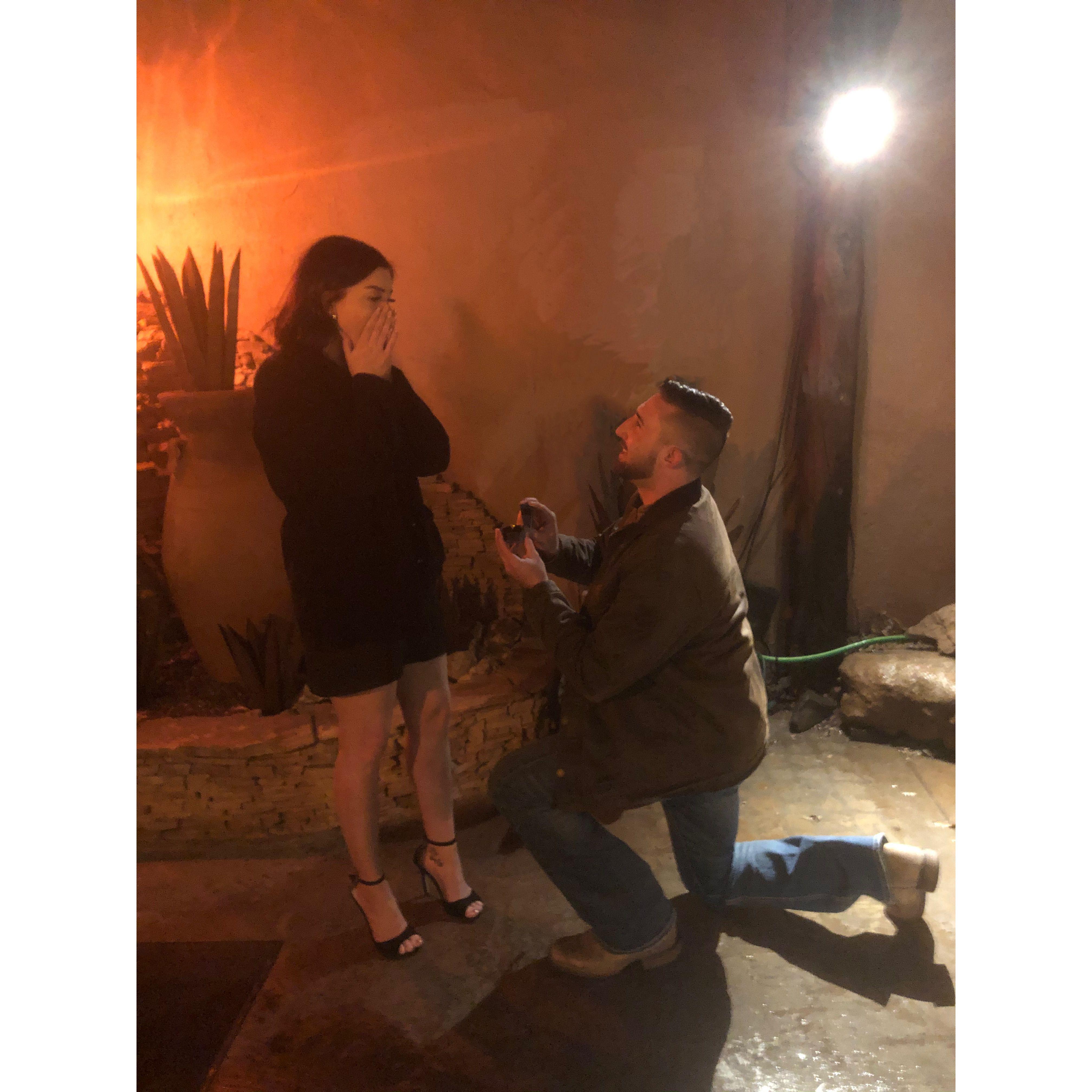 NICK FINALLY PROPOSED!
