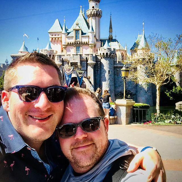 The two of us enjoying Disneyland, April 2018