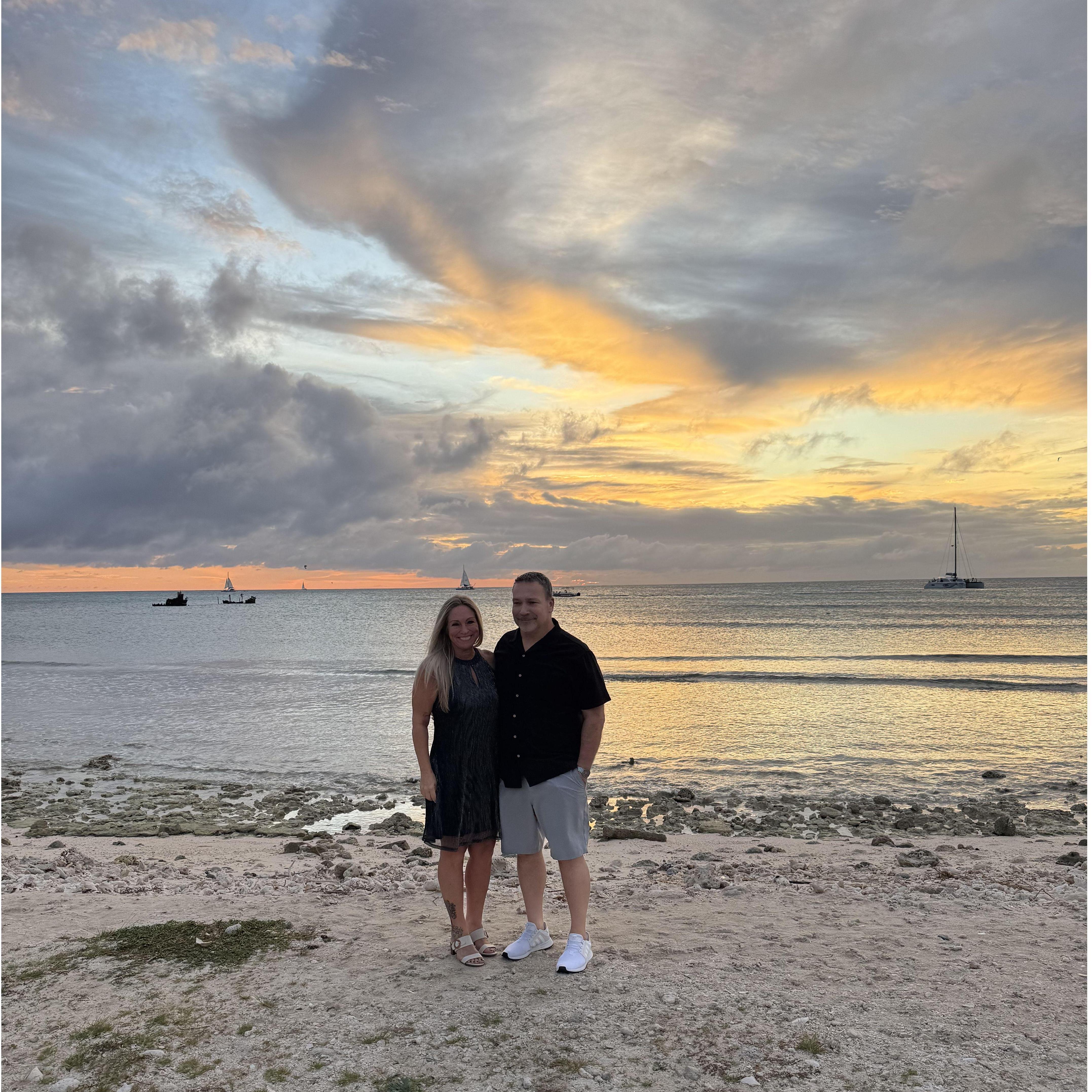 He looks nervous cause hes about to drop.  Hand on ring in pocket. lol