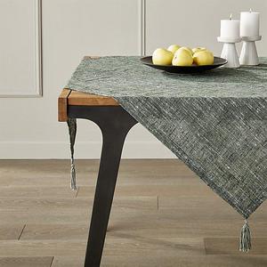 Marley Green Table Throw 50" Square