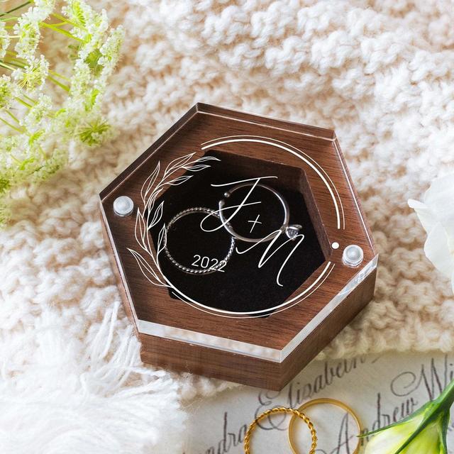 Personalized Wedding Ring Box | Ring...