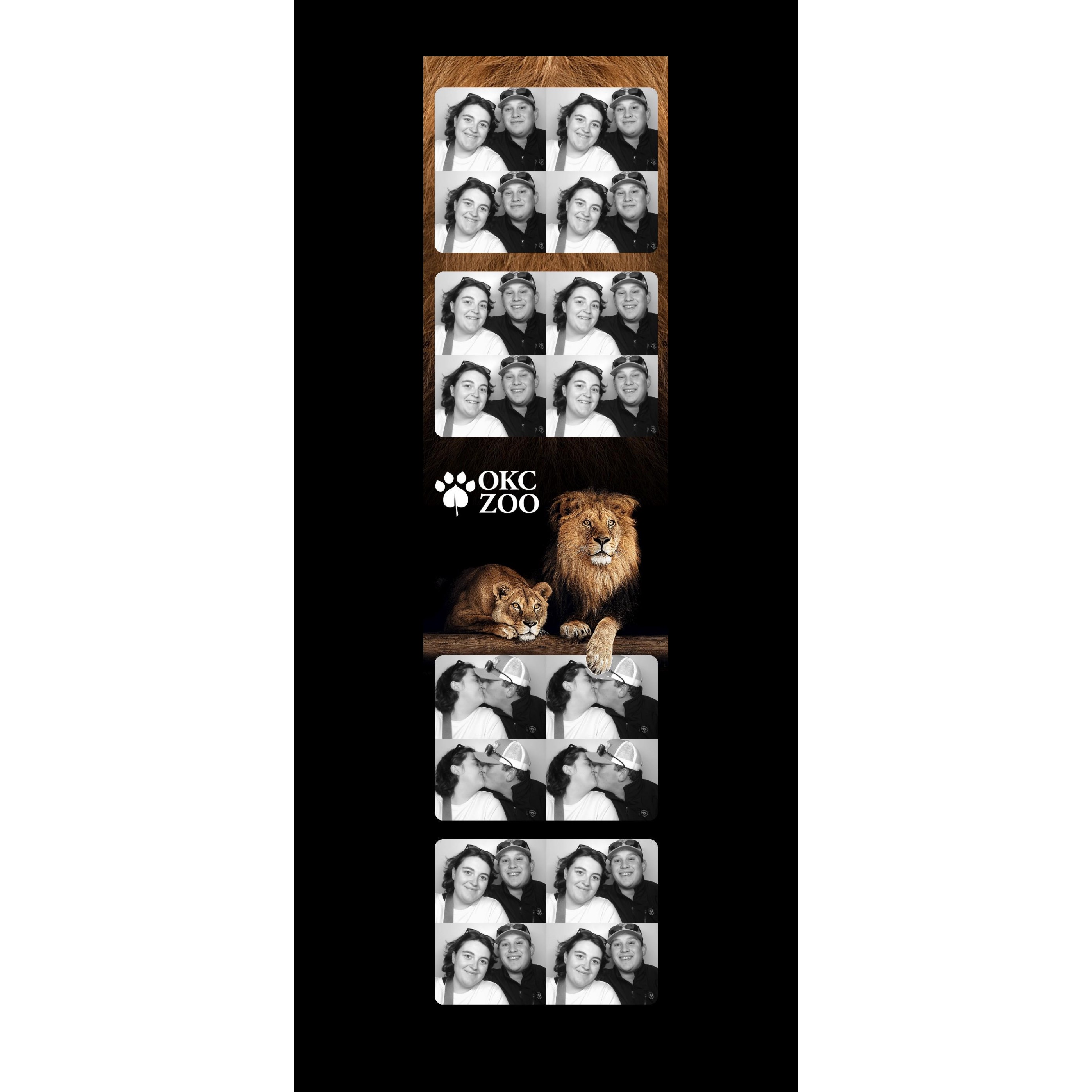 photo booth at the zoo