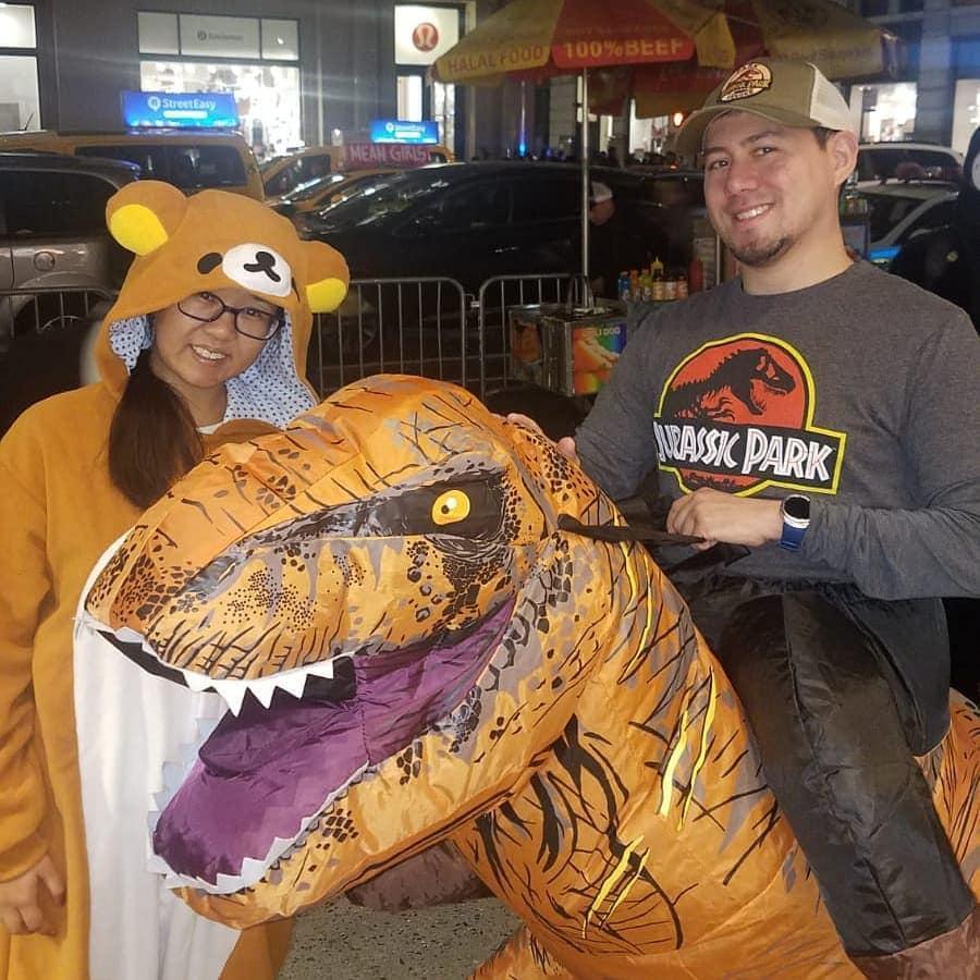 We're never too old to dress up for Halloween!