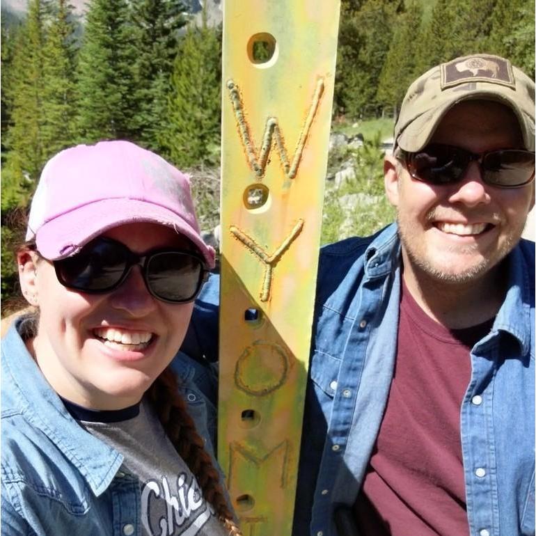 This photo was taken at the Wyoming-Montana border on a dirt road to an incredible hiking trail with multiple water falls.