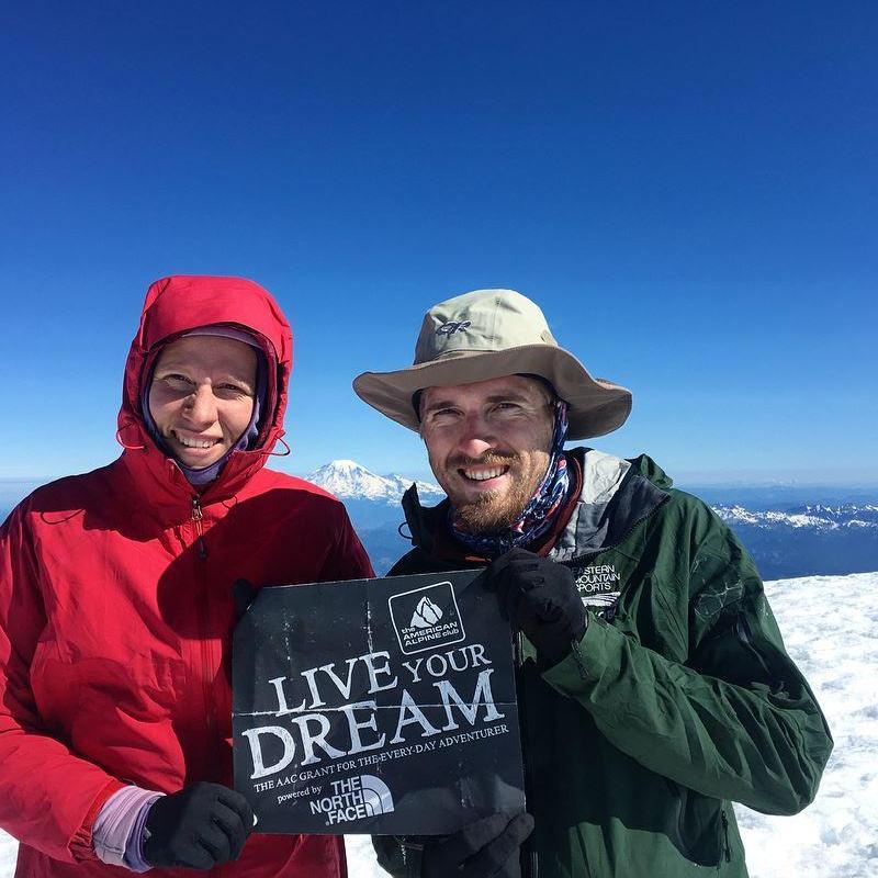 On top of Mt. Adams, Washington (2017)
