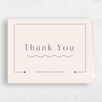 Beige Wedding Thank You - Suzi Landscape