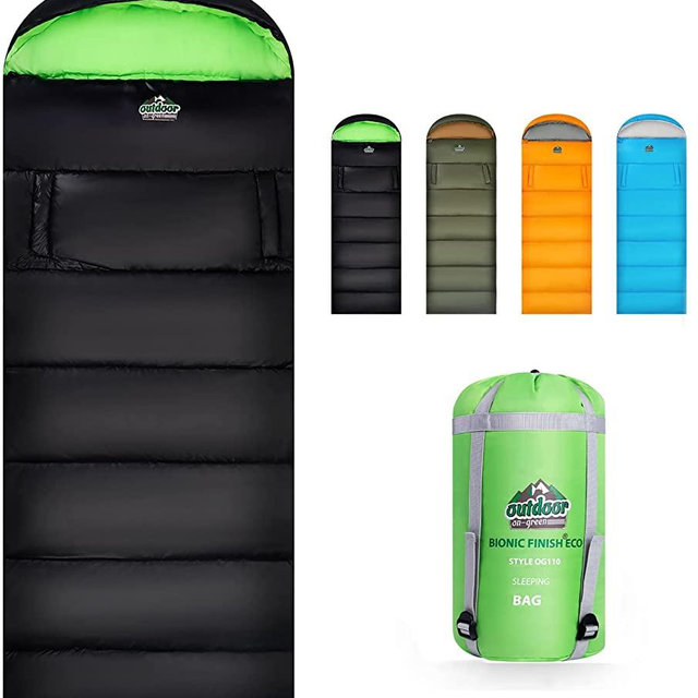 Sleeping Bag for Adults Kids, 4 Season Warm Weather Waterproof Lightweight Sleeping Bag, Great for Outdoor Camping, Backpacking & Hiking Sleeping Bag