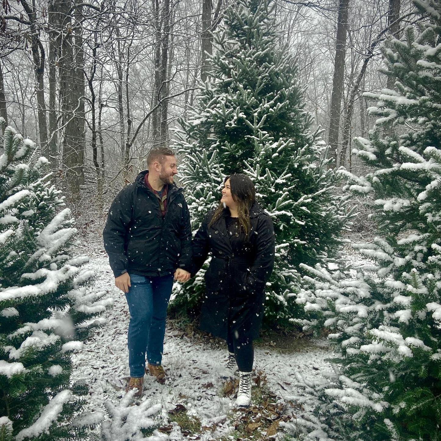 Christmas 2023, Rhinebeck, New York. Bekkah's first time getting a real Christmas tree