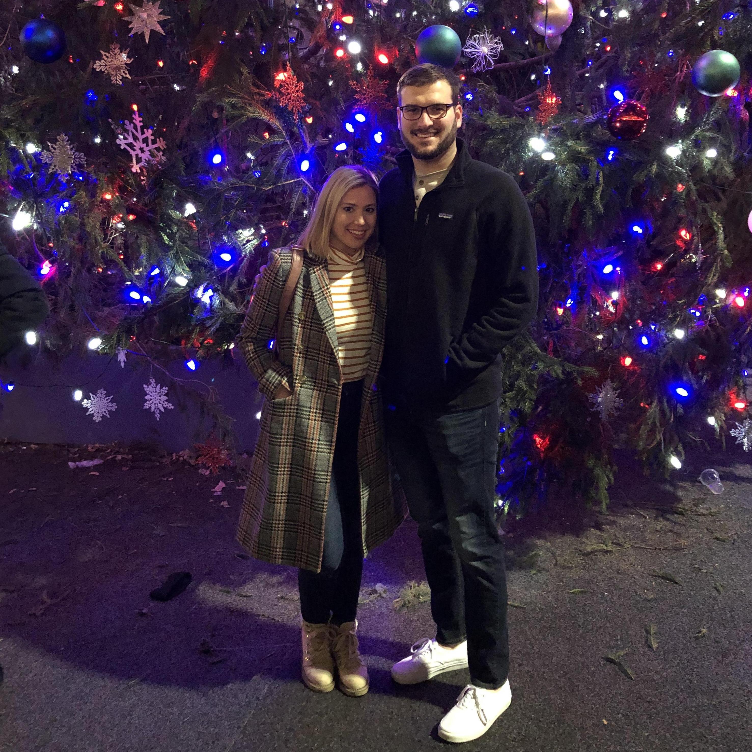 Rockefeller Center in front of the tree