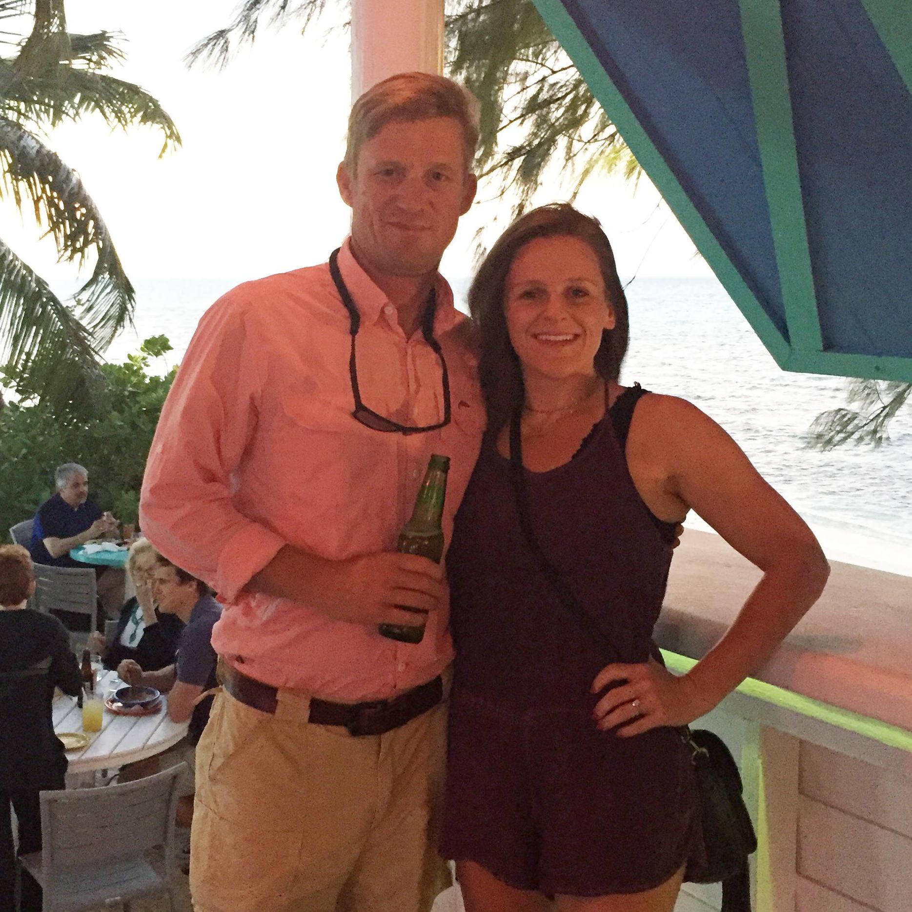 This was our first vacation together. We spent a week in Turks and Caicos enjoying the beautiful beaches and fishing.