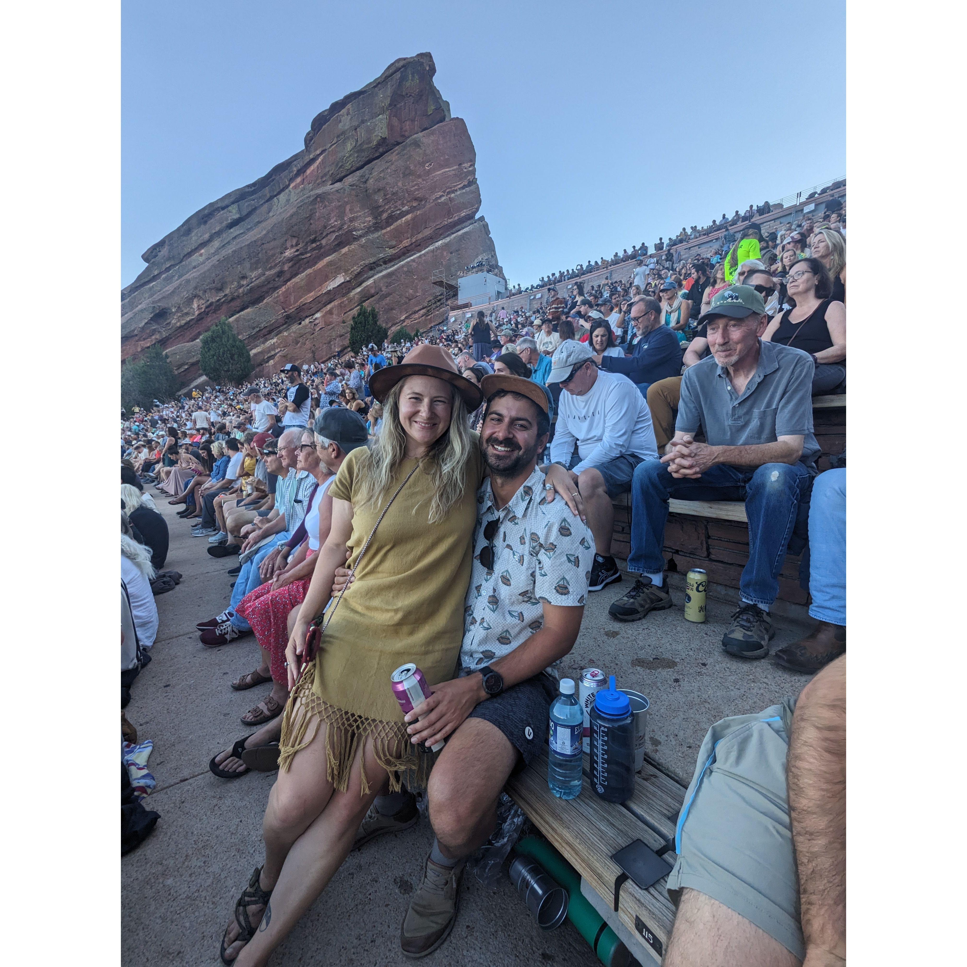 We're so lucky to have venues like Red Rocks and the Gerald Ford Amphitheater in our backyard!