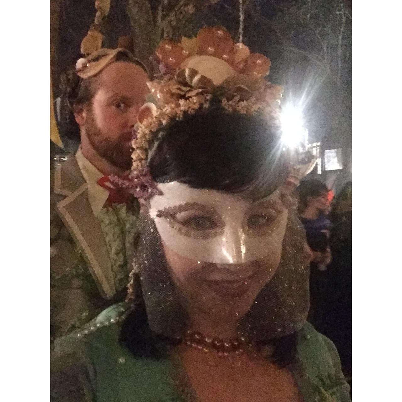 Masked and masquerading @ the Music Box Mardi Gras Ball