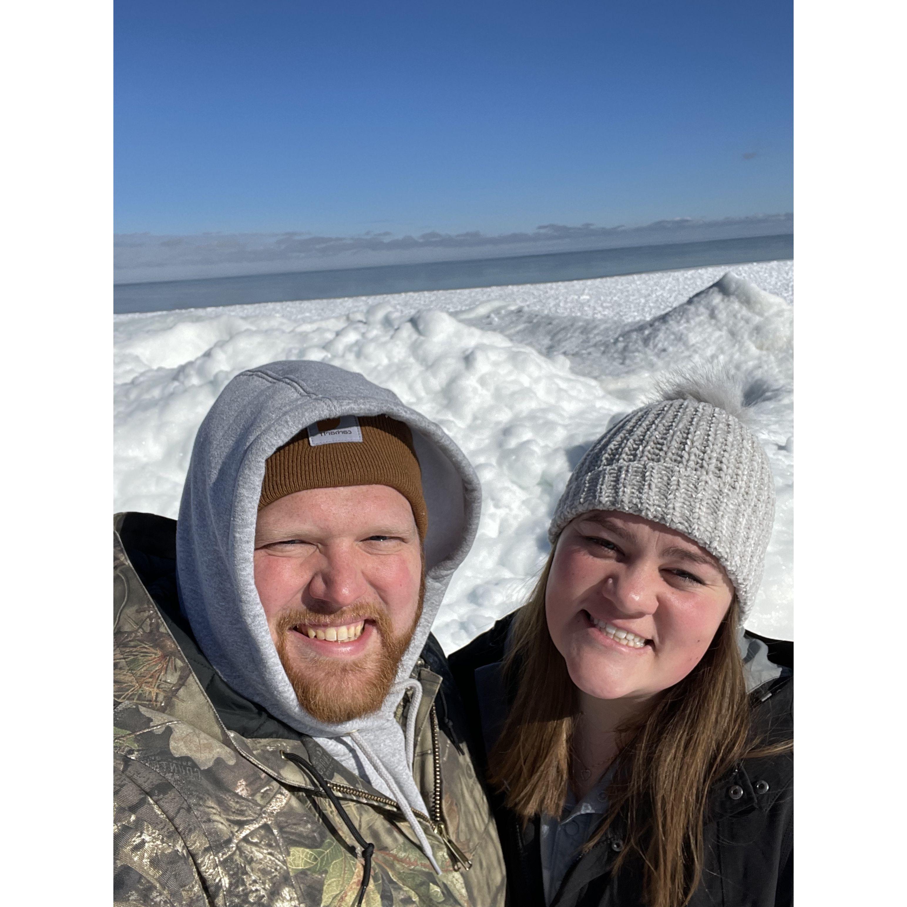 First anniversary trip to Charlevoix, MI - February 13, 2022