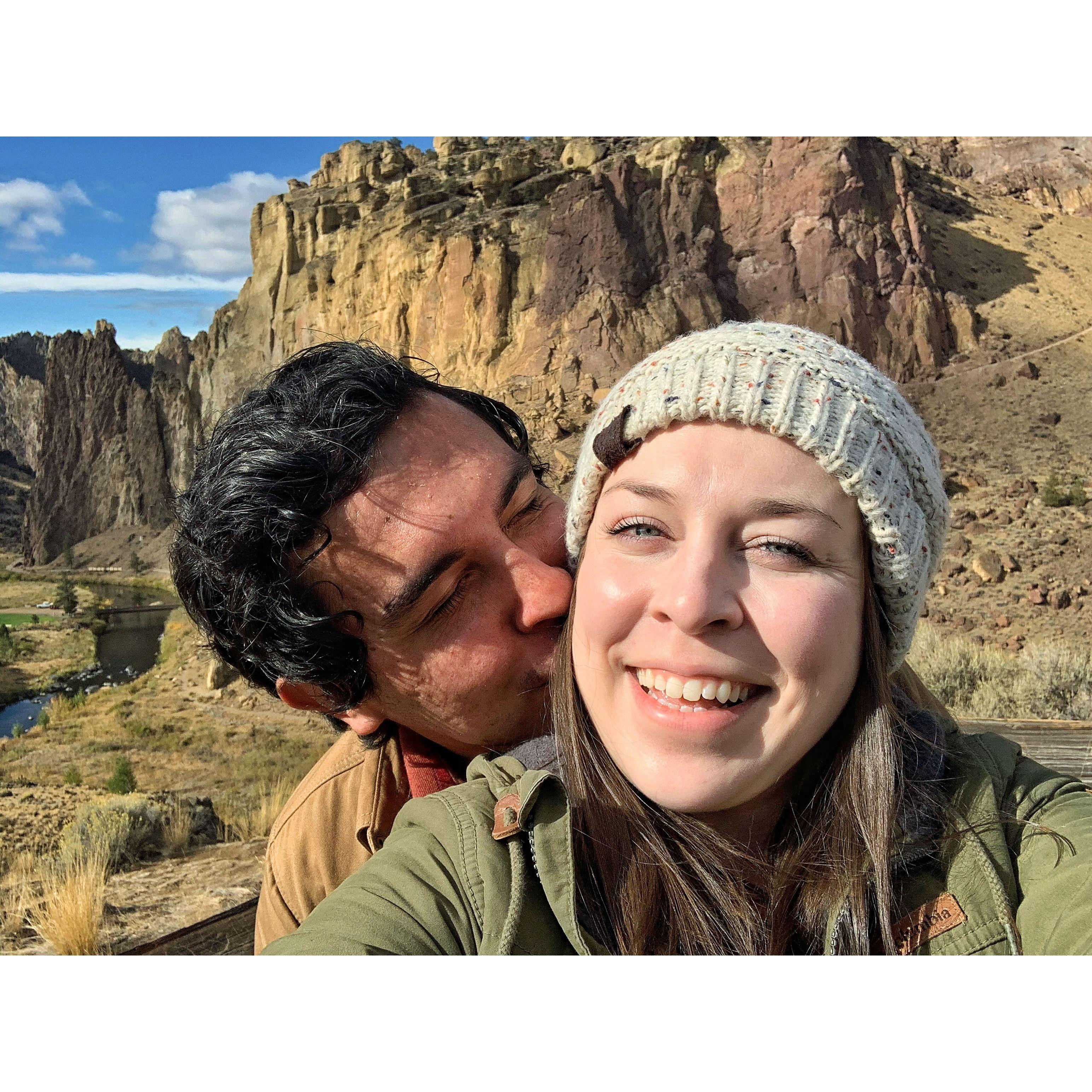 First time at Smith Rock together