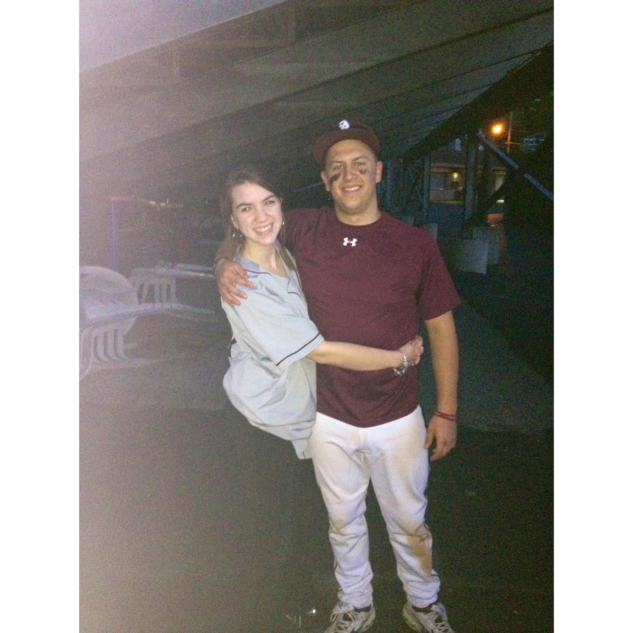 Zach's Varsity Baseball Senior Night (2012)