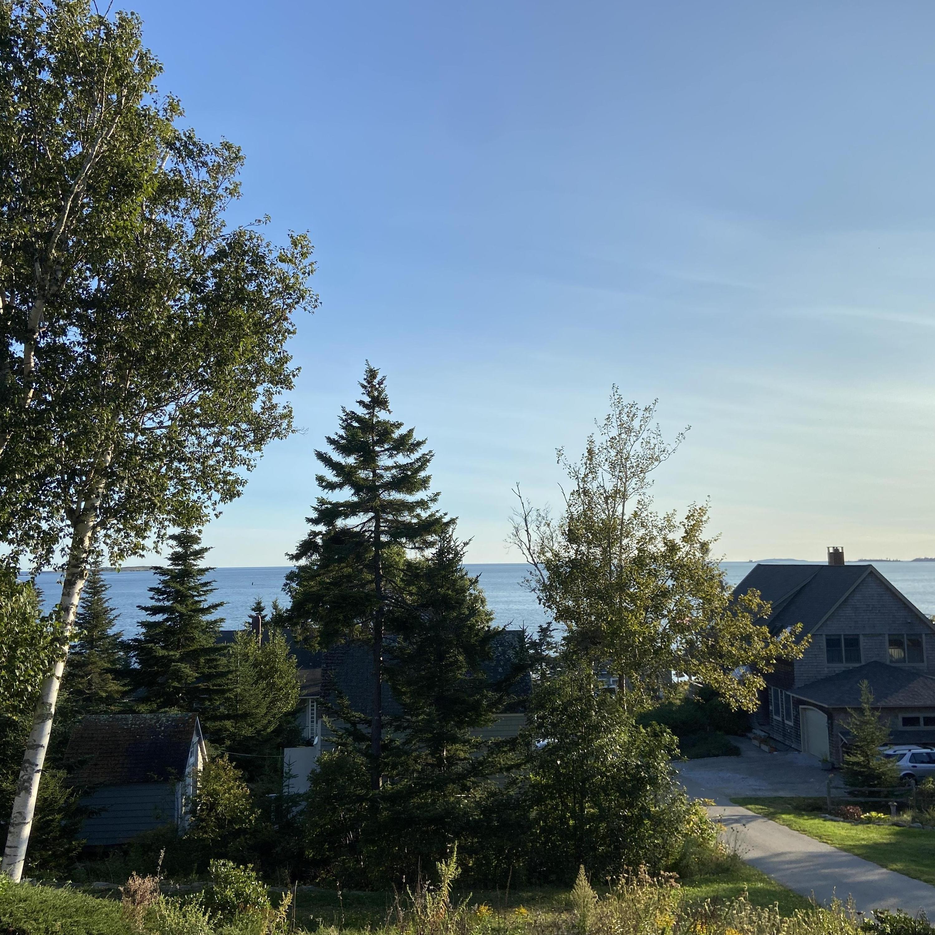 Every time we visit my grandparents cottage this is the view from their kitchen window- not bad at all!