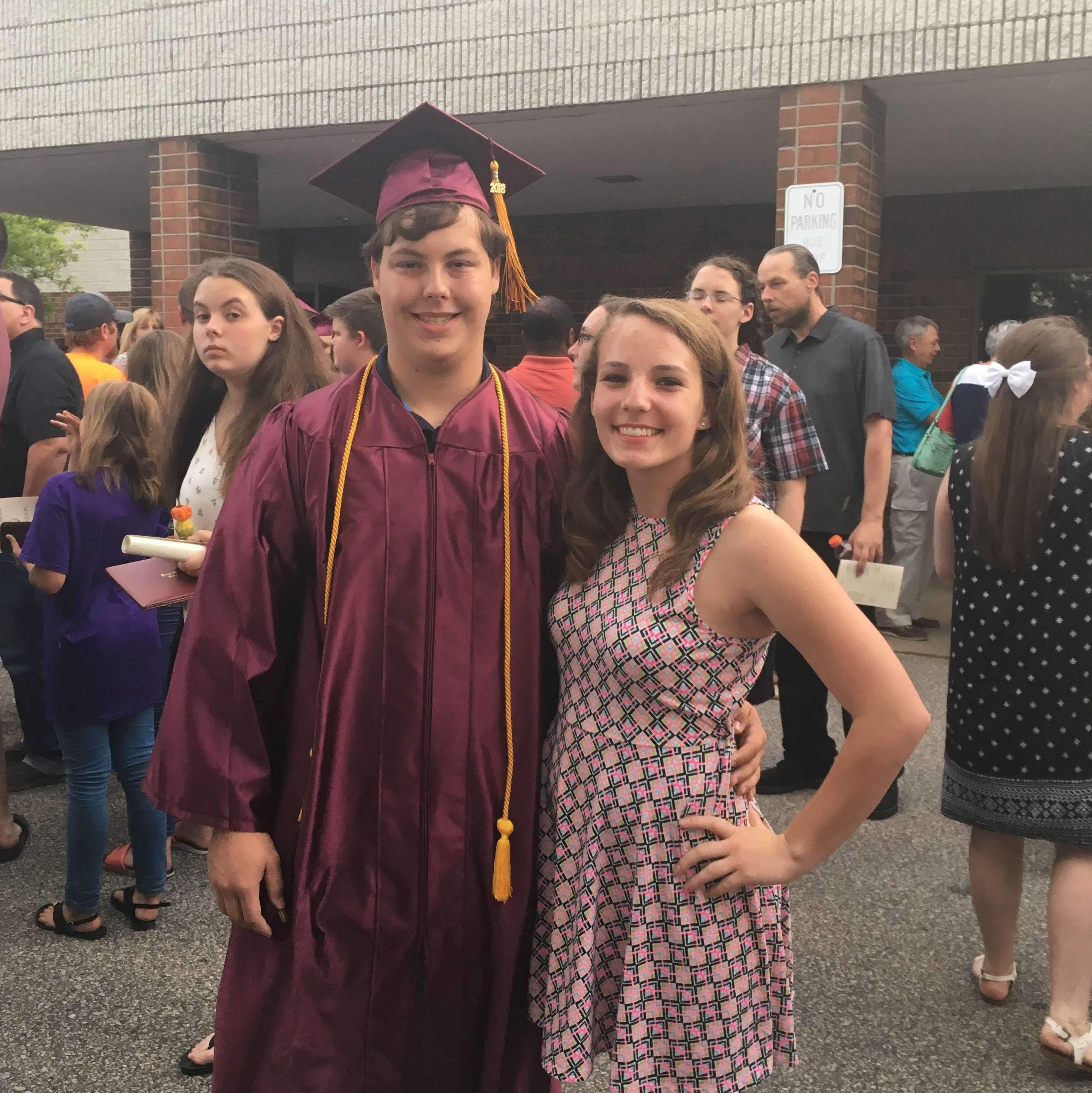 2018 - Robert graduated high school