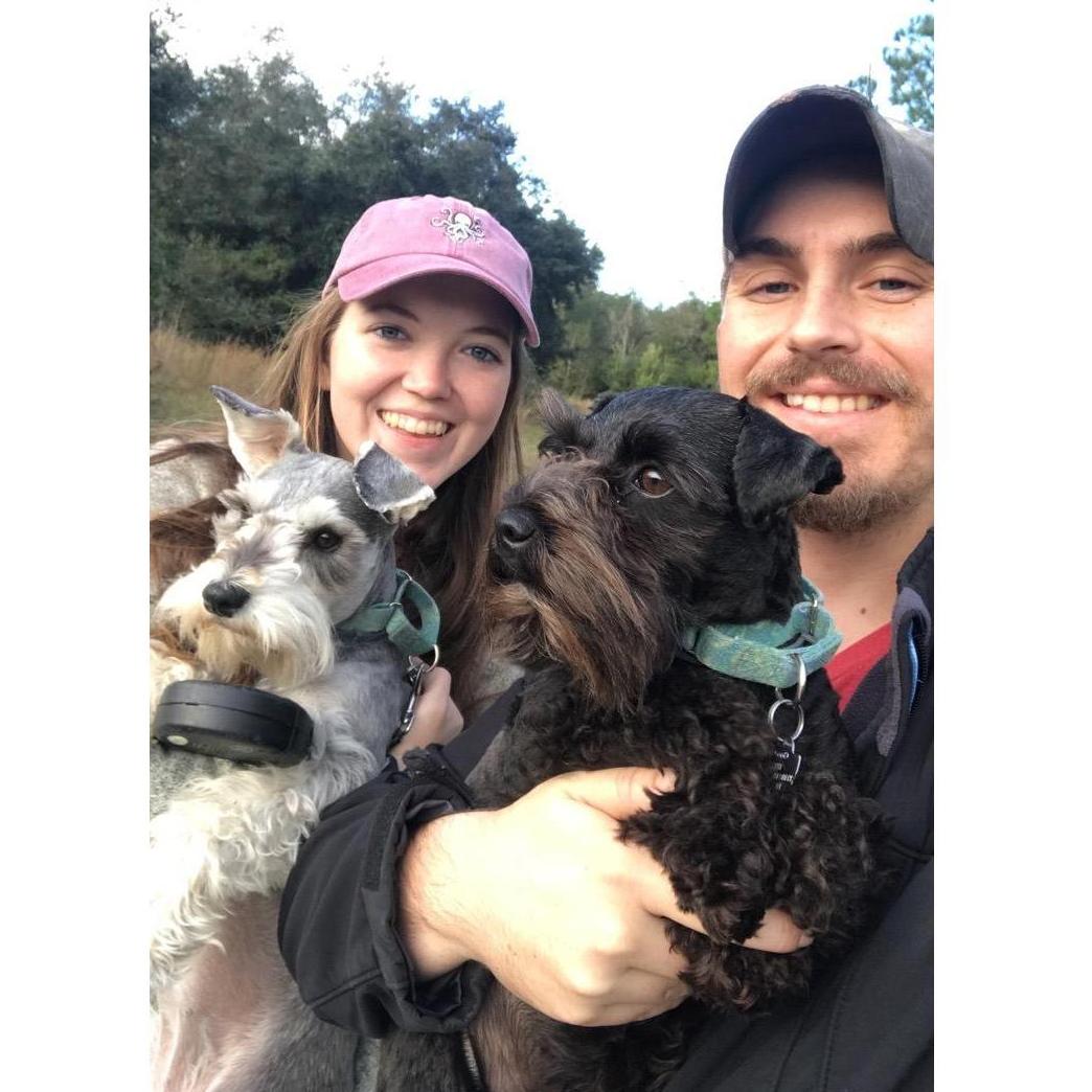 On our first "real date". Once he brought out the puppies I was sold.