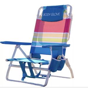 Body Glove 5-Position Beach Chair - Tidal Rainbow