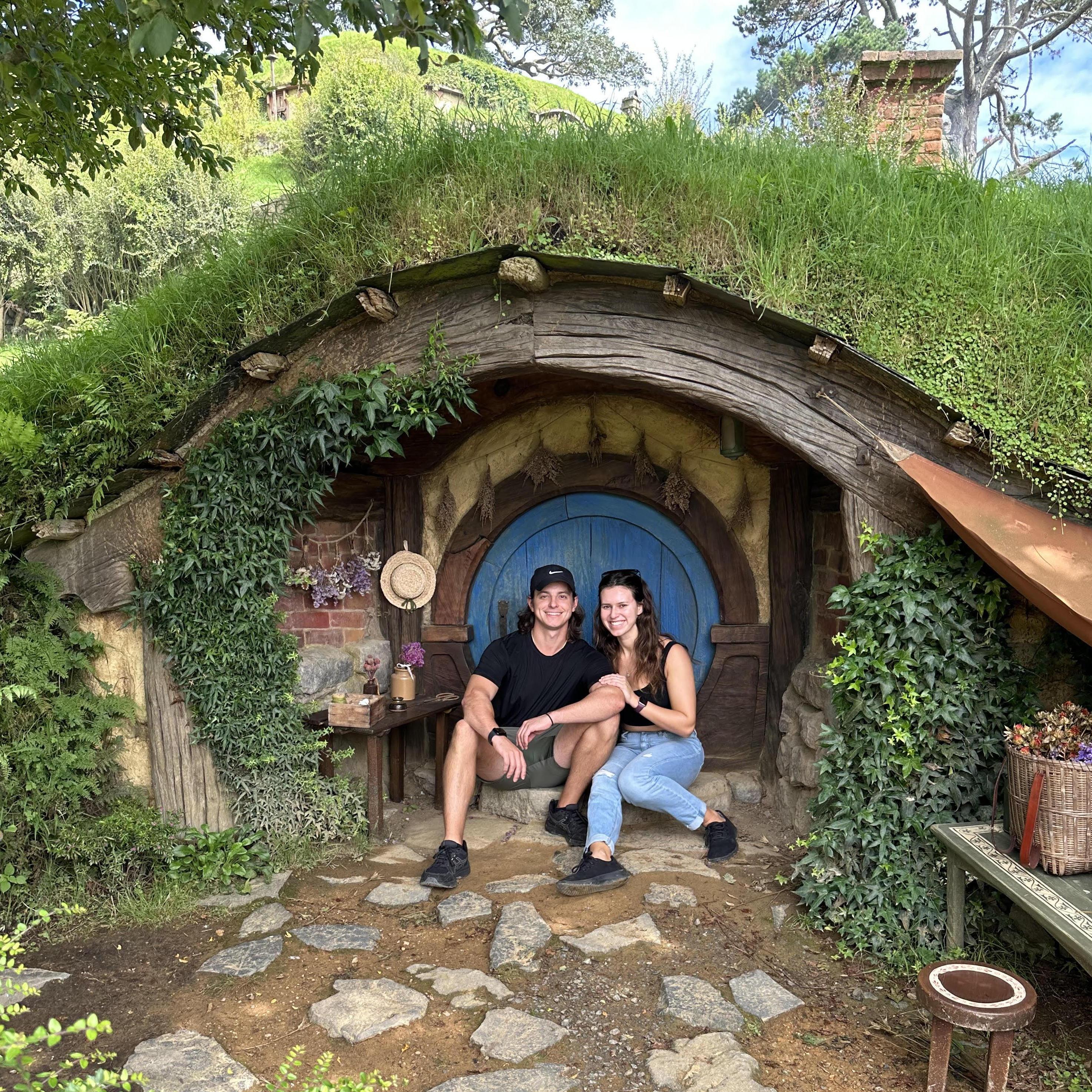 New Zealand and Australia in 2023 where we found some hobbit holes and made friends with some kangaroos.