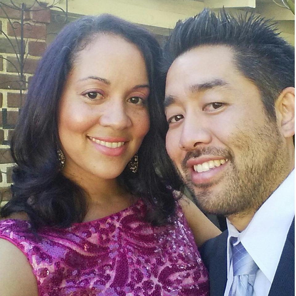 Glam'd up for a wedding.  Not ours.