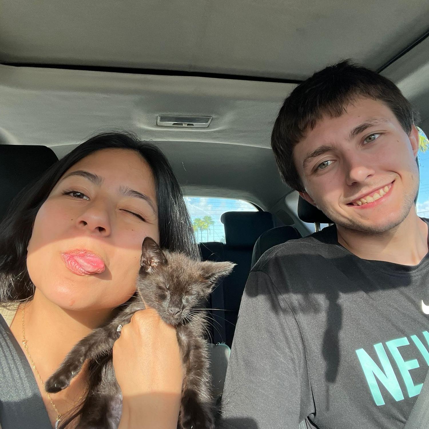 Us and our first baby, Kairos :)