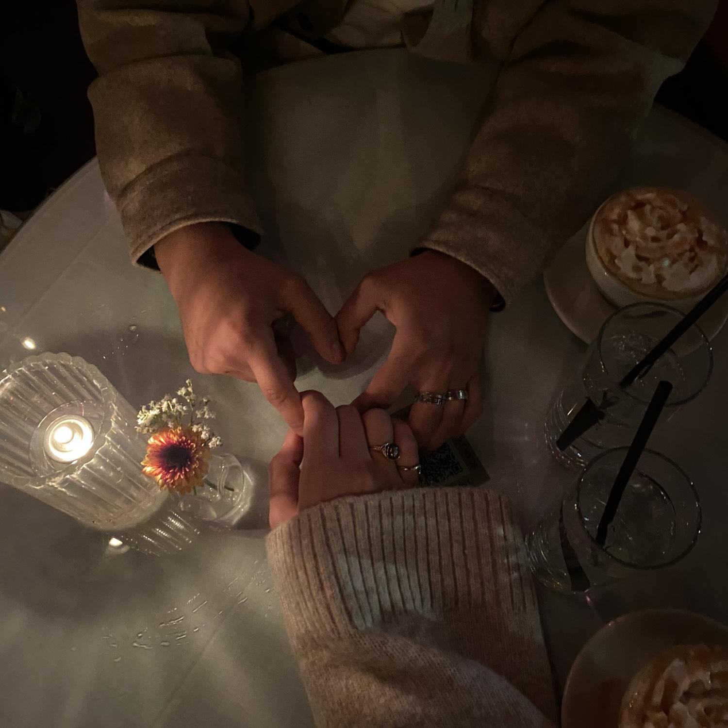 Our first fine dine dinner 🍽️