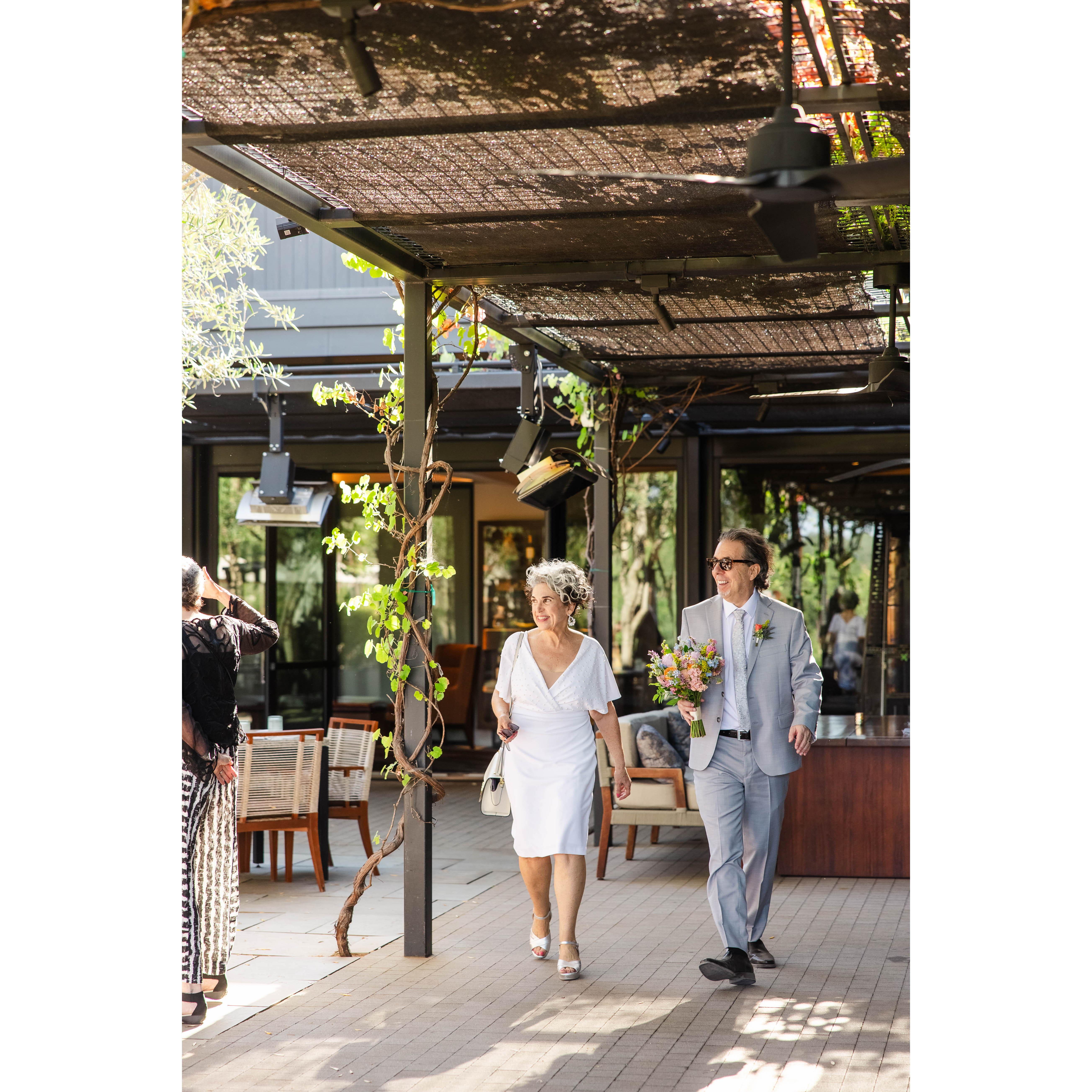 Jill and Jerry arrive at Montage