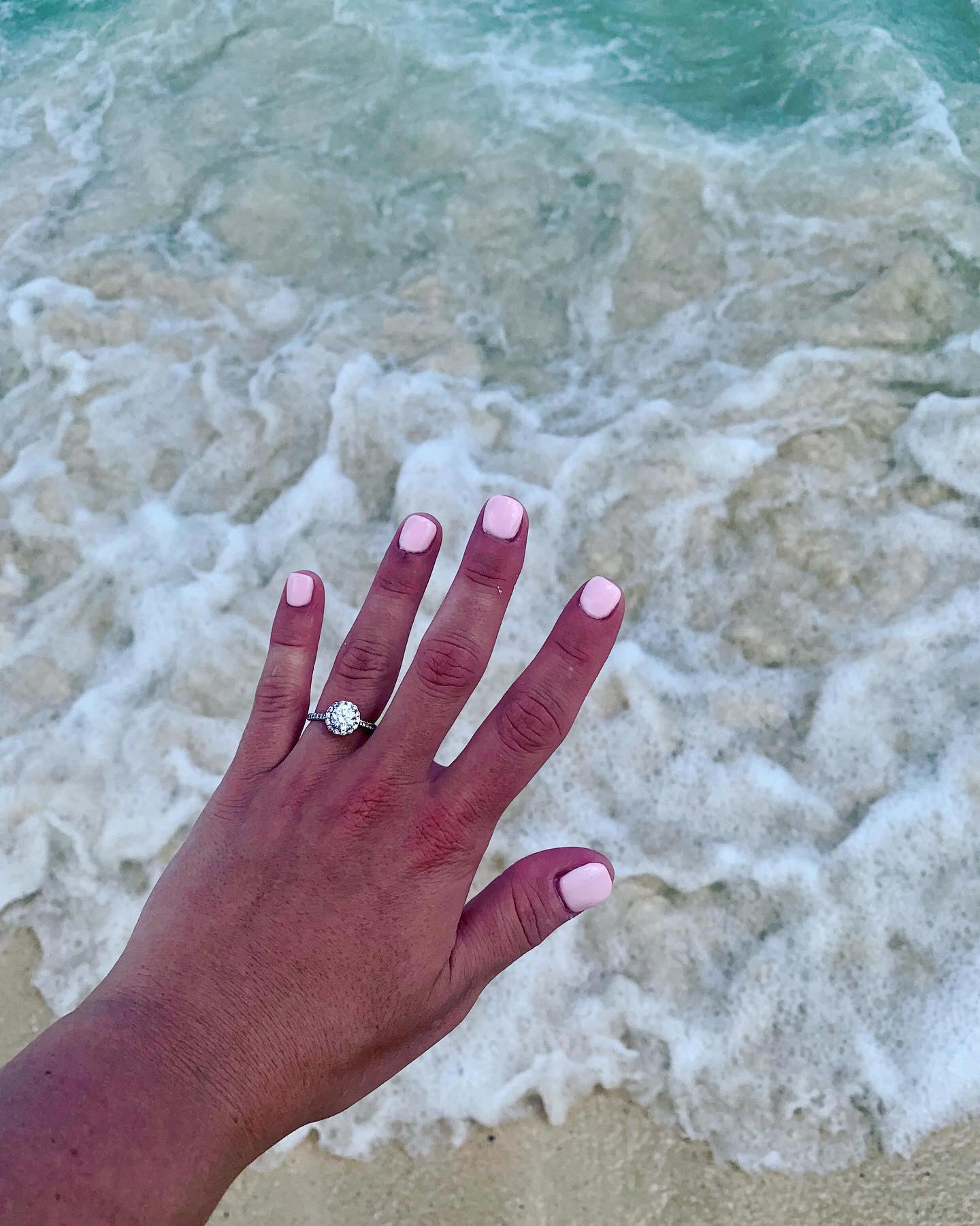 Celebrated our engagement on the most gorgeous island!