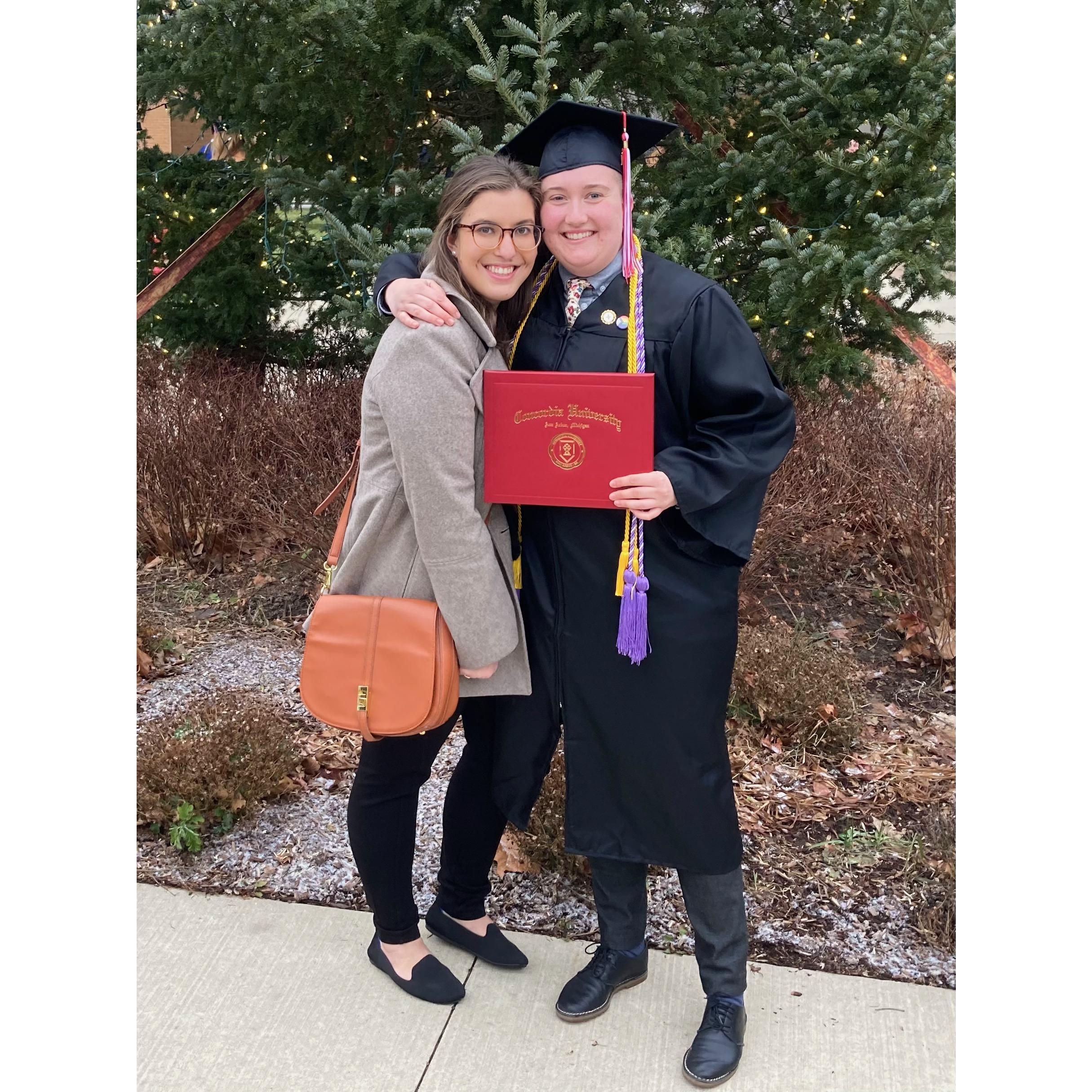 Al's Concordia nursing graduation, 2021